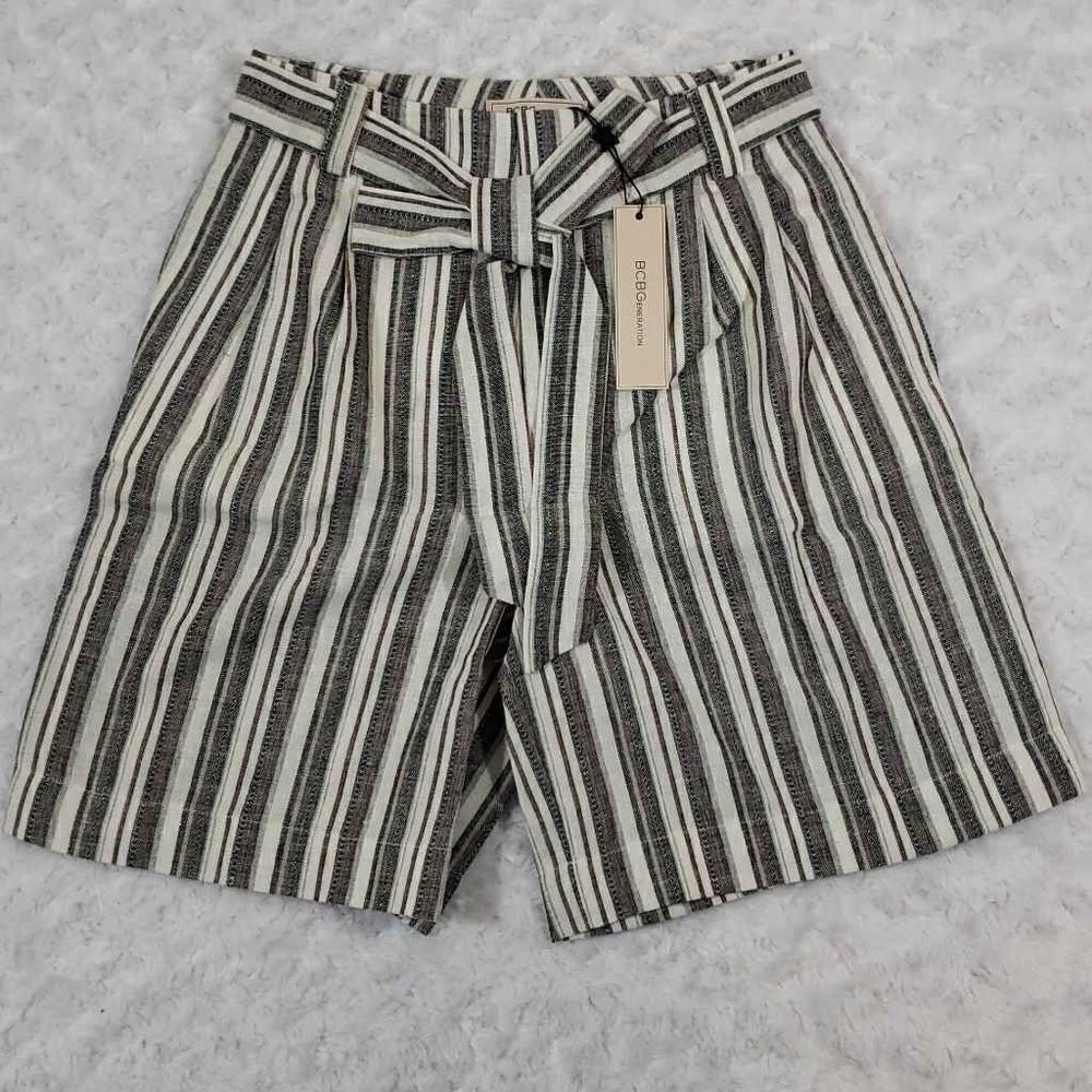 BCBGeneration High Waist Belted Shortie Size Extra Small NWT